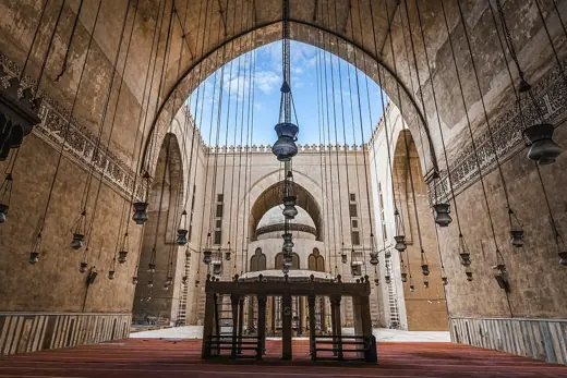 Photo 5: Interior · I centered myself at the courtyard of the mosque to get this symmetrical perspective of the courtyard