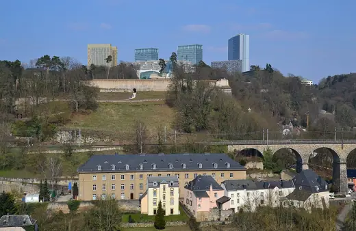 Photo 3: Exterior · Luxembourg City - view to Kirchberg