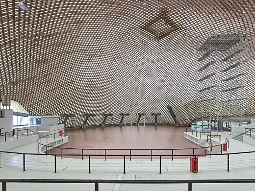 Photo 6: Interior · Das Bild zeigt die den Innenraum der großen Veranstaltungshalle der Multihalle Mannheim