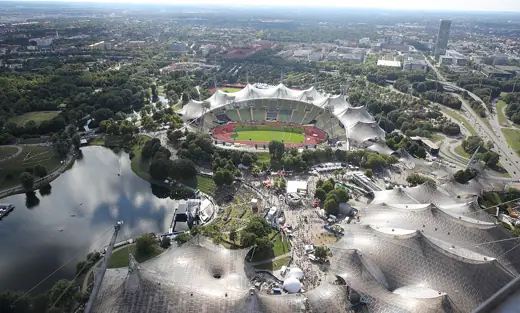 Photo 5: Interior · Olympic Park Munich, view from the Olympic Tower