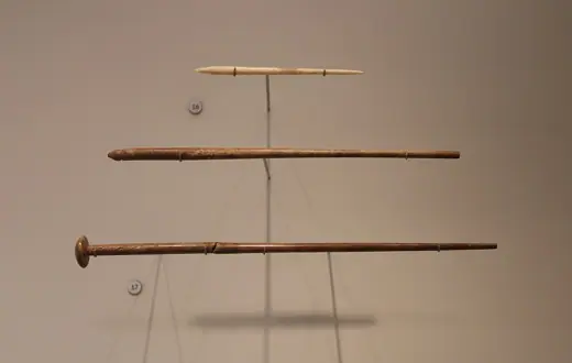 Photo 3: Exterior · Spindles and distaffs, bone, Roman Period