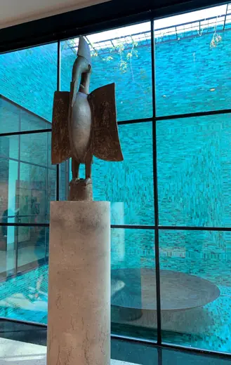Photo 4: Exterior · Yves Saint Laurent Museum in Marrakesh, Empfang