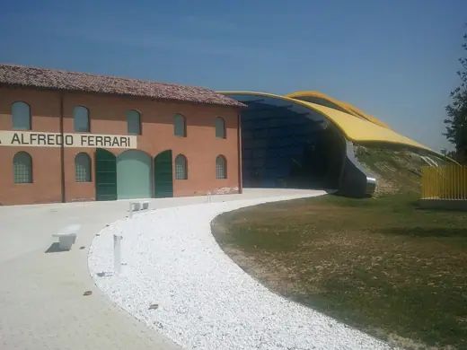 Photo 3: Exterior · old and new building o Ferrari museum, Modena, Italy