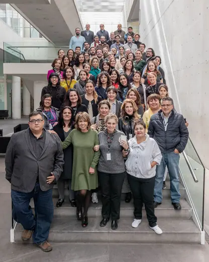 Photo 3: Exterior · Graciela de la Torre y su equipo en el Museo Universitario Arte Contemporáneo (MUAC)