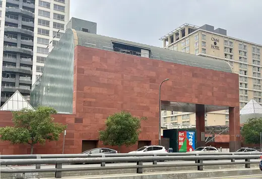 Photo 3: Exterior · The Museum of Contemporary Art from Grand Ave (July 2023)