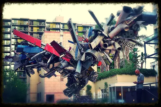Photo 5: Detail · Sculpture by Nancy Rubins at the Museum of Contemporary Art in Los Angeles