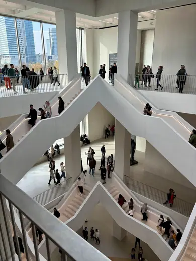 Photo 5: Interior · Main staircase of the Musem of Modern Art in Warsaw