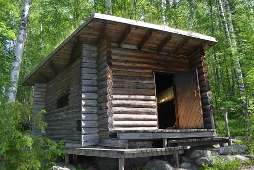 Photo 2: Exterior · Smoke sauna at Muuratsalo Experimental House by Alvar Aalto in Jyväskylä, Finland