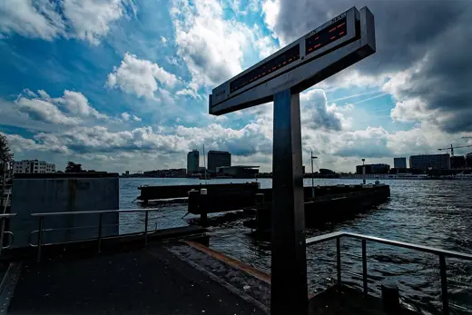 Photo 2: Exterior · Amsterdam - IJplein - View SE towards Muziekgebouw aan 't IJ & Mövenpick Hotel Amsterdam City Centre