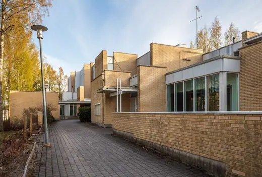 Photo 3: Exterior · East side of Myyrmäki Church in Louhela of Myyrmäki, Vantaa, Finland in 2022 May