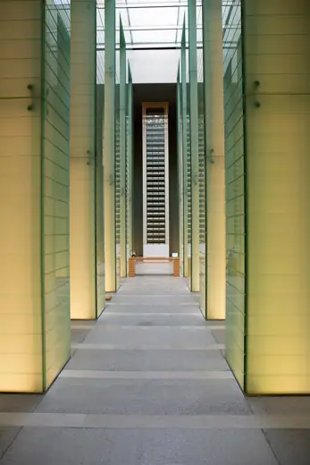 Photo 4: Interior · The registry of victims at the Nagasaki Peace Memorial