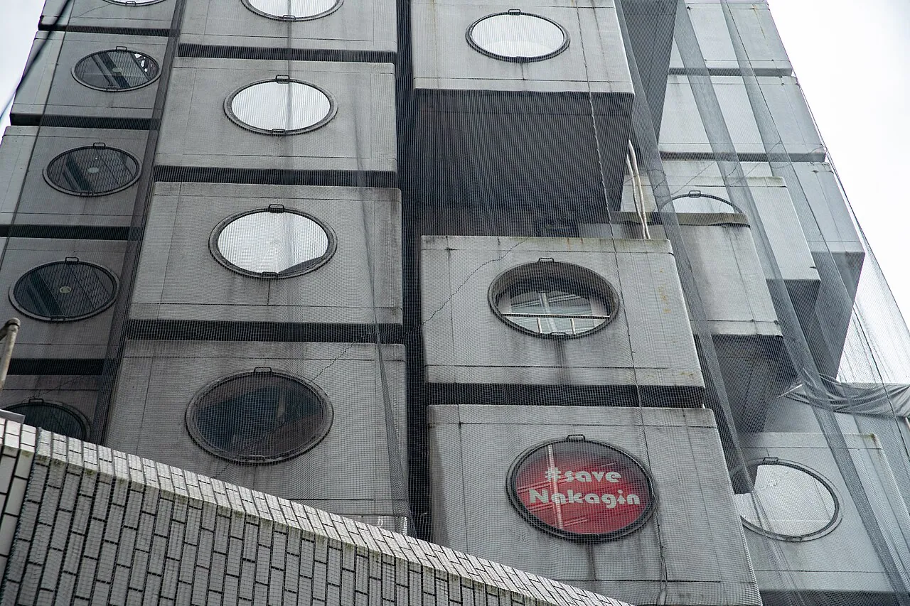 Nakagin Capsule Tower: Detail