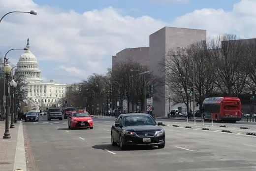 Photo 4: Exterior · View east along Constitution Avenue NW in Washington, D.C