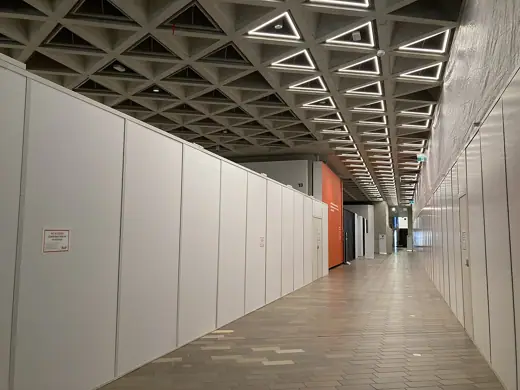 Photo 6: Interior · Part of the interior of the National Gallery of Australia during construction work