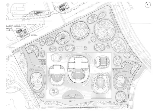 Photo 7: Plan · Planta baixa do Centro Nacional Artístico de Kaohsiung, em Taiwan