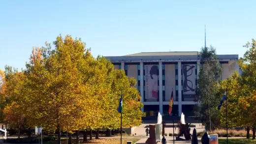 Photo 2: Exterior · Autumn leaves at the ANL
