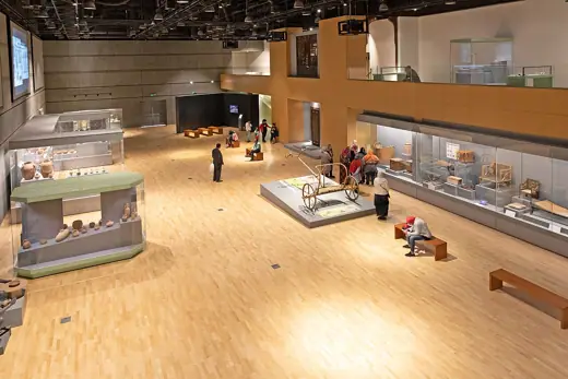 Photo 5: Interior · Main exhibition hall of the National Museum of Egyptian Civilization in el-Fustat, Cairo