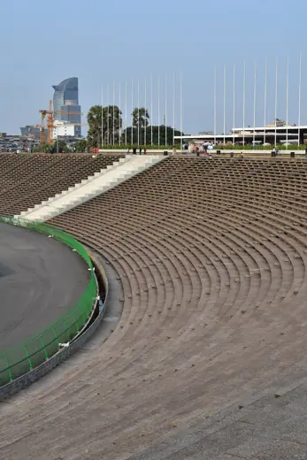 Photo 2: Exterior · Empty-ish Olympic Stadium 4