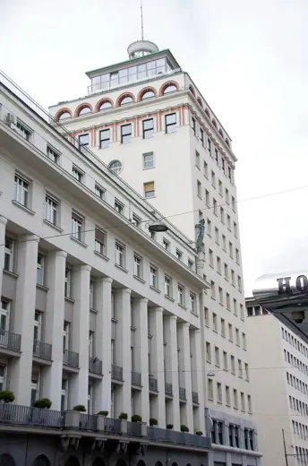 Photo 2: Exterior · The skyscraper (Neboticnik) was, when built in 1933, the tallest building in central Europe