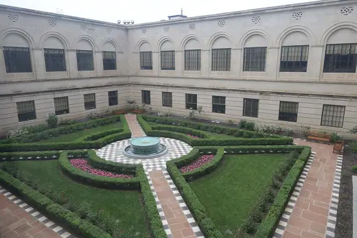 Photo 4: Exterior · Courtyard of the Nebraska State Capitol in Lincoln, Nebraska in 2025