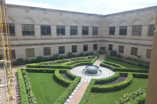 Photo 5: Exterior · Courtyard of the Nebraska State Capitol in Lincoln, Nebraska in 2025