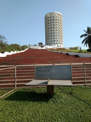 Photo 4: Exterior · Sun dial in front of Nehru Centre Worli