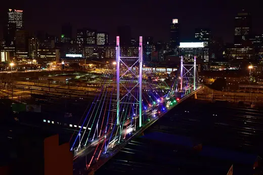 Photo 2: Exterior · Nelson Mandela Bridge with Johannesburg CBD in background