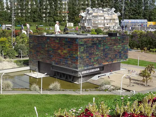 Photo 7: Model · Model of the Dutch Center of Images and Sound in Hilversum at Madurodam