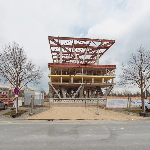 Photo 3: Exterior · The Pavilion of the Netherlands during its deconstruction on the former areal of the Expo 2000