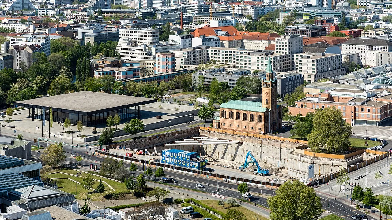 Neue Nationalgalerie: Context · Neue Nationalgalerie und Baugrube Museum des 20