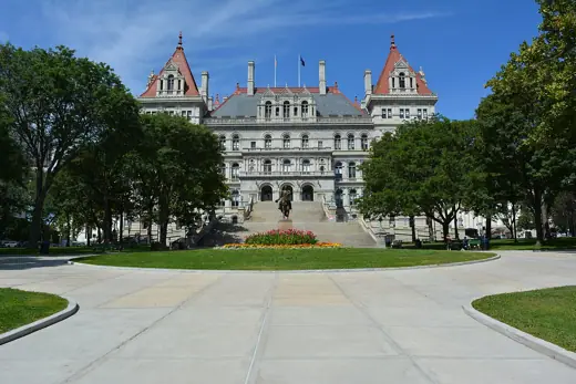 Photo 3: Exterior · The New York State Capitol building in Albany, New York in its entirety