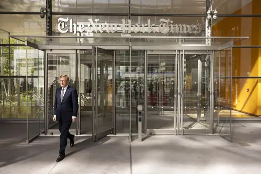 Photo 3: Exterior · Deputy Prime Minister Oliver Dowden visits The New York Times in New York