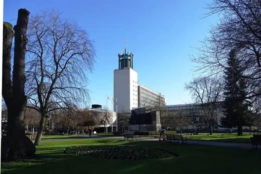 Photo 2: Exterior · Newcastle Civic Centre from Barras Bridge