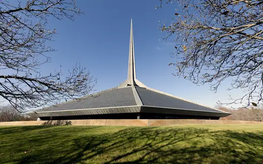Photo 2: Exterior · North Christian Church exterior in Columbus, IN