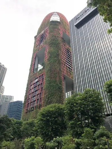 Photo 3: Exterior · Oasia Downtown Hotel SIngapore, situated next to Guoco Tower