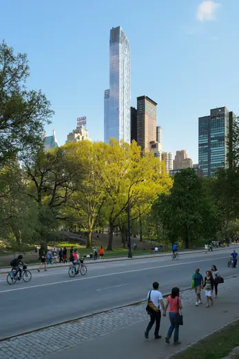 Photo 2: Exterior · Midtown buildings above West Drive, Central Park , Manhattan , New York City 