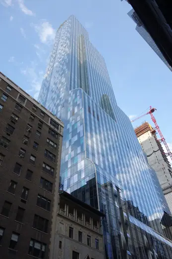 Photo 6: Context · Looking at the One57 tower, at 57th Street and 6½ Avenue (between 6th and 7th Avenues) in Midtown Manhattan