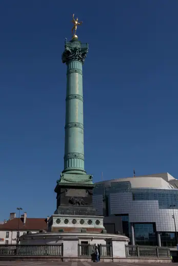 Photo 5: Detail · Colonne de Juillet at the Place de Bastille in Paris