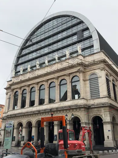 Photo 2: Exterior · Facade of the Opéra de Lyon (Opéra national de Lyon) in the 1er arrondissement of Lyon, France