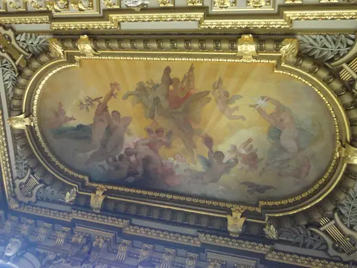 Photo 5: Interior · Joanny Domer, Le Triomphe d'Apollon , 1886, plafond du foyer de l' opéra de Lyon 