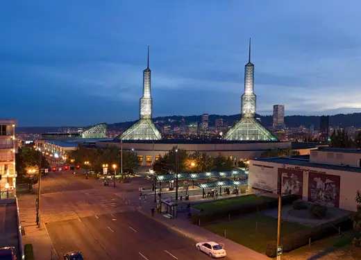 Photo 2: Exterior · The Oregon Convention Center in Portland, Oregon, USA