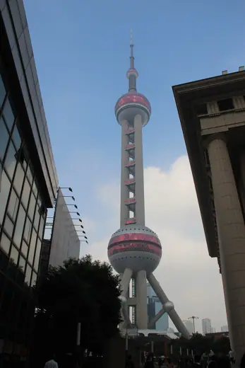 Photo 3: Exterior · Modern skyscrapers across Huangpu River from the Bund