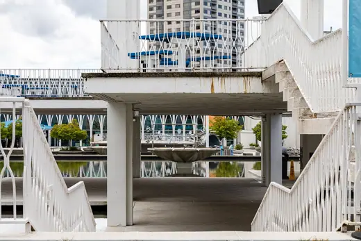 Photo 4: Interior · Stairs and stair railings at the Pacific Science Center in Seattle , Washington , USA