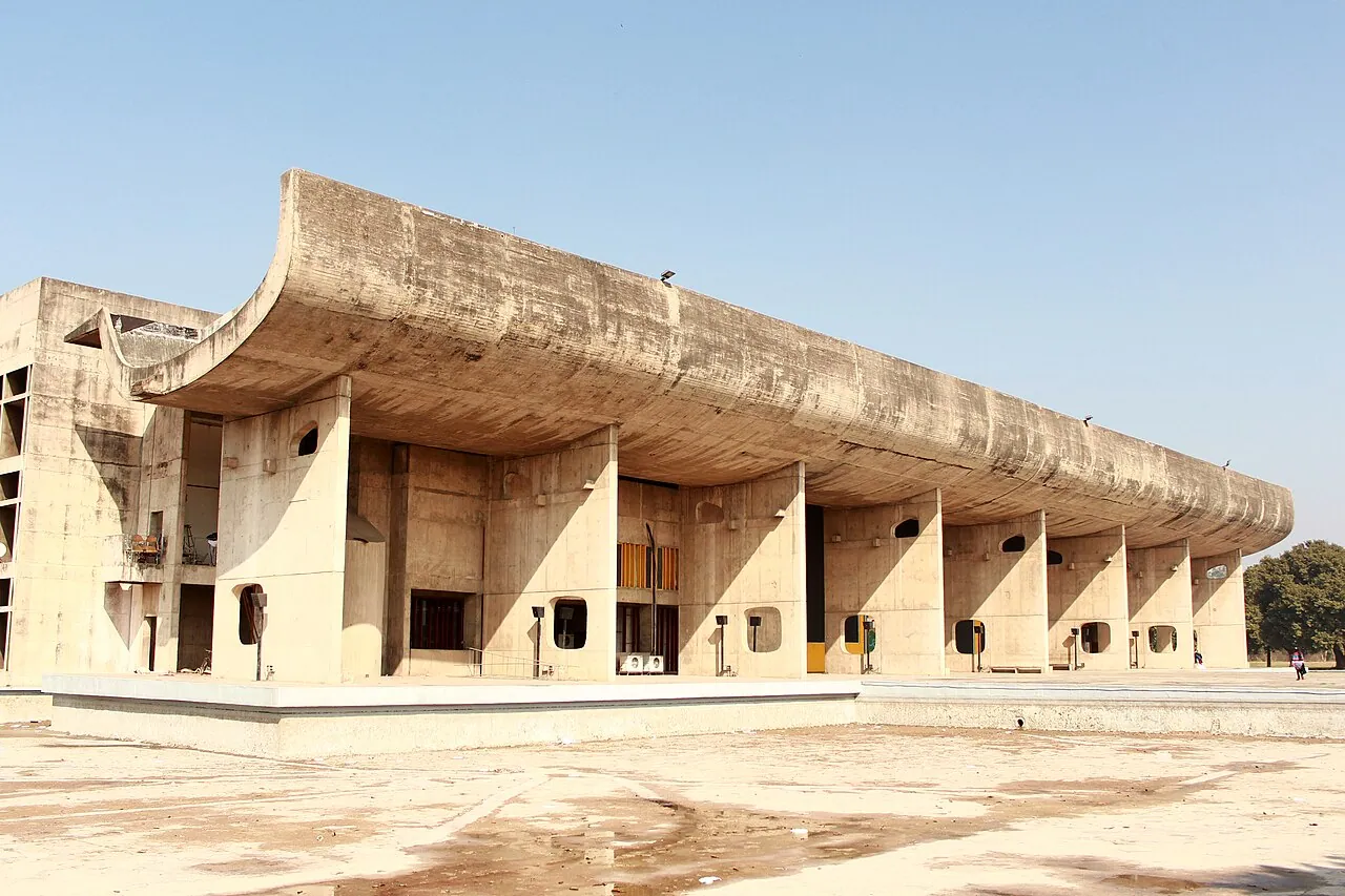 Palace of Assembly: Exterior · Assembly building, Chandigarh, India