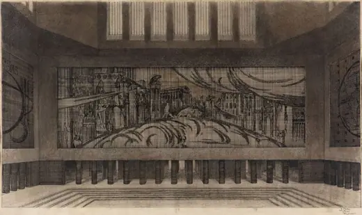 Photo 8: Sketch · Tony Garnier, projet pour la Société des Nations à Genève