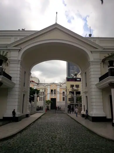 Photo 2: Exterior · West Arch of the Federal Legislative Palace, in the historic center of Caracas, Venezuela