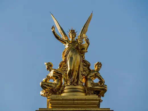 Photo 3: Exterior · Statue Harmony by Charles Gumery