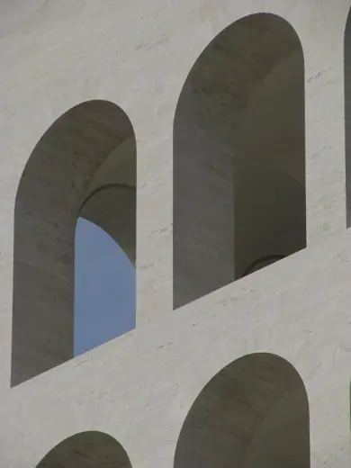 Photo 5: Detail · Roma EUR (Italy) - Palazzo della Civiltà Italiana - Detail