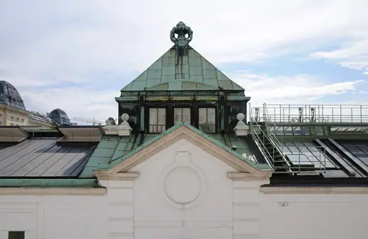 Photo 6: Detail · Roof detail of the Palmhouse at Burggarten, Vienna