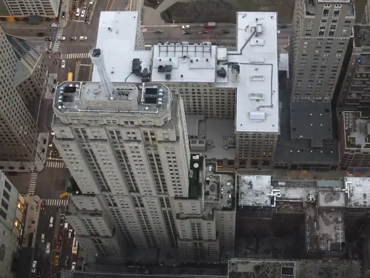 Photo 2: Exterior · The Palmolive Building, formerly the Playboy Building, is a 37-story Art Deco building at 919 N